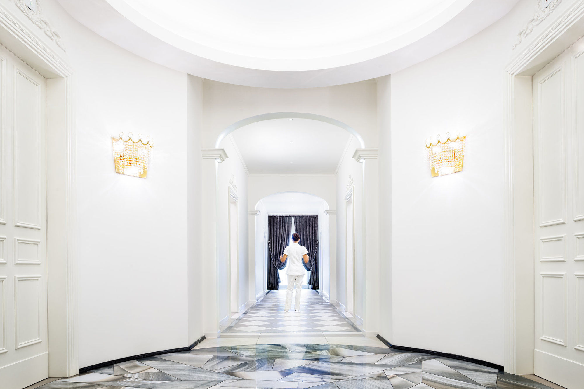 Grand Hotel Trieste & Victoria Abano Terme Exteriér fotografie The White House, 2017